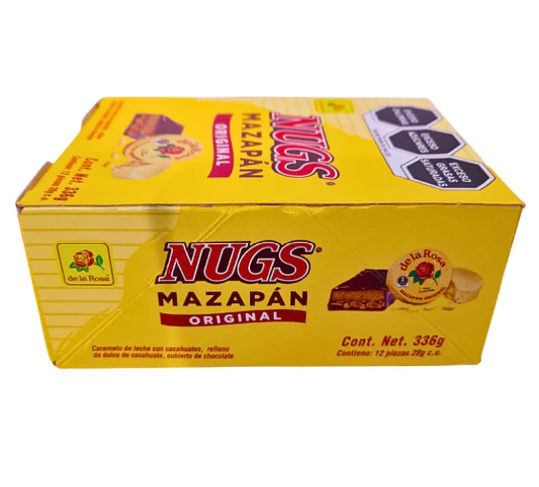 Nugs Mazapán 12 piezas, (2 Pack)(28g)