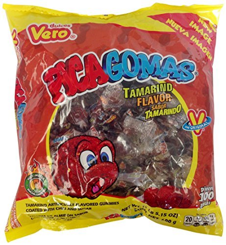 Dulces Vero Pica Gomas Tamarind Flavor, 1 Pound 5.15-Ounce by Dulces Vero