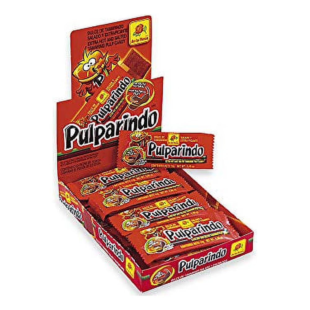 Pulparindo EXTRA HOT Tamarind Pulp Candy 20 count