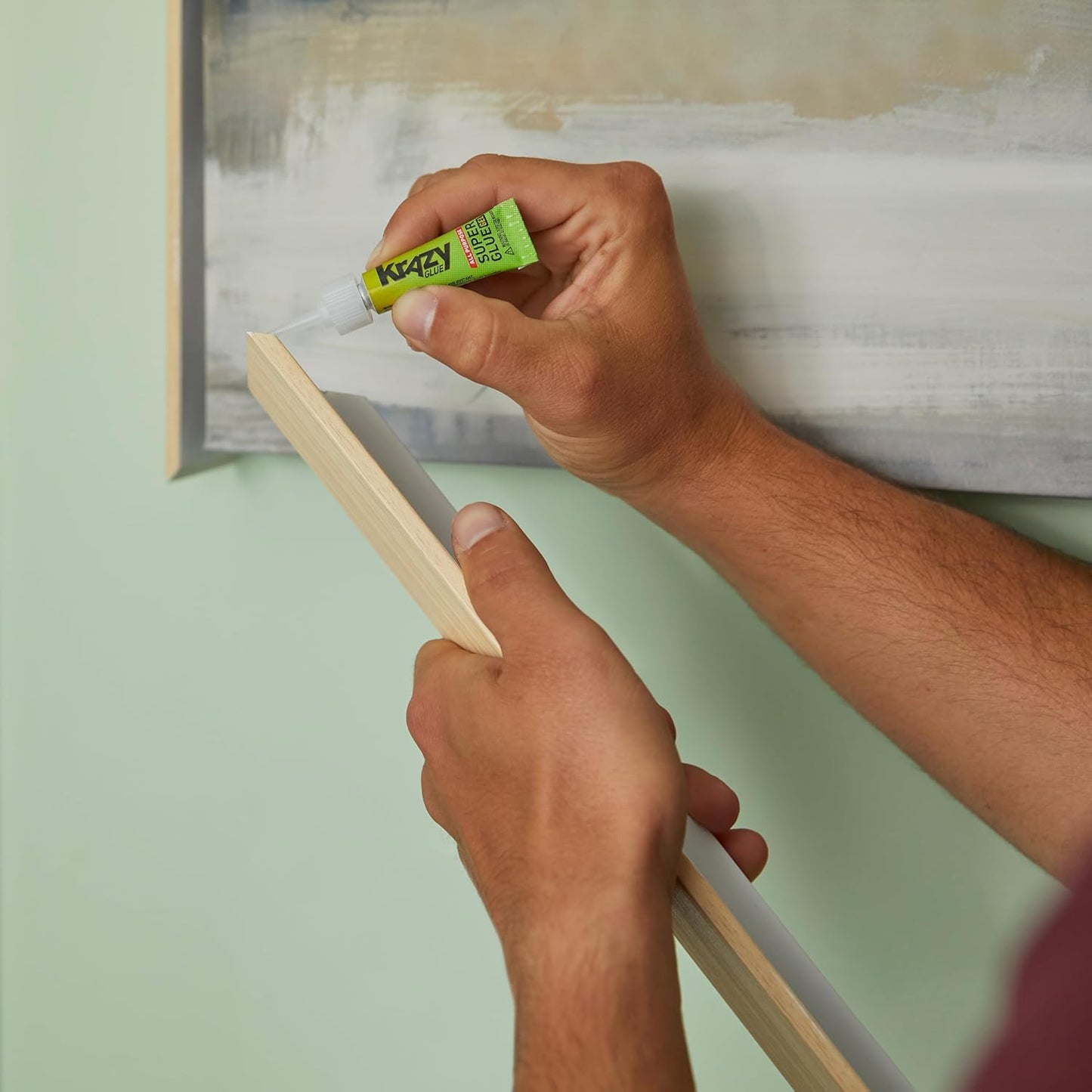 Krazy Glue All Purpose Super Glue Gel with Precision Tip, 2g Tube, Fast Drying No-Run Gel Formula for Household Repairs, School, Office Crafts & DIYs, Bonds Plastic, Wood, Metal, Ceramic & More