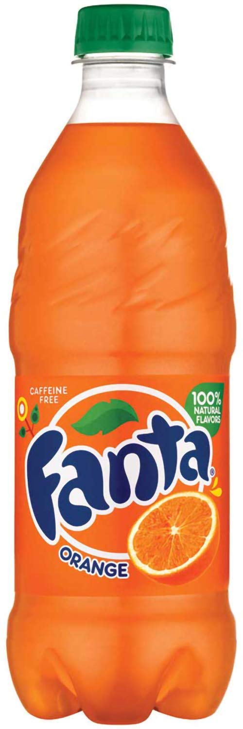 Fanta Orange Soda, 20 Fl Oz Bottle (Pack of 16, Total of 320 Fl Oz)