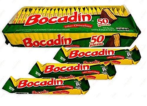 Bocadin Wafer Snack Cookies, 50 Count - SET OF 2