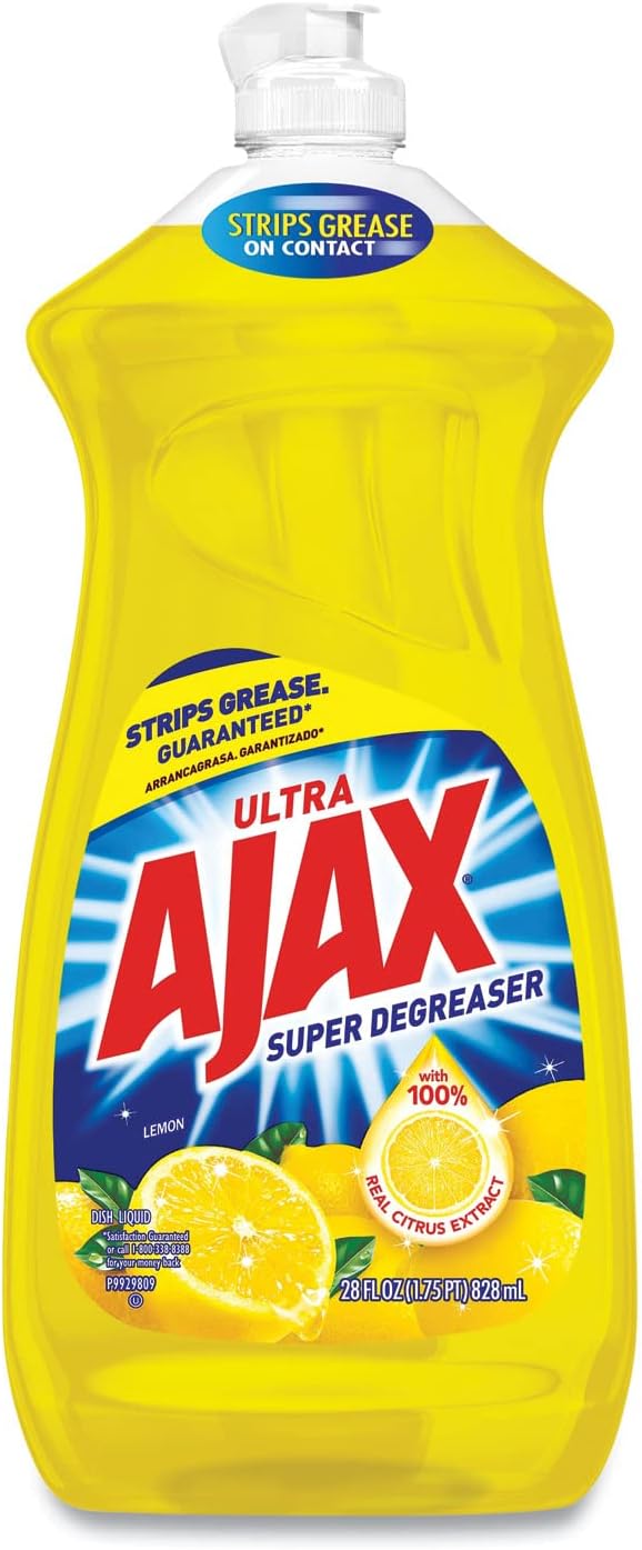 AJAX DISH LQD LEMON 28OZ