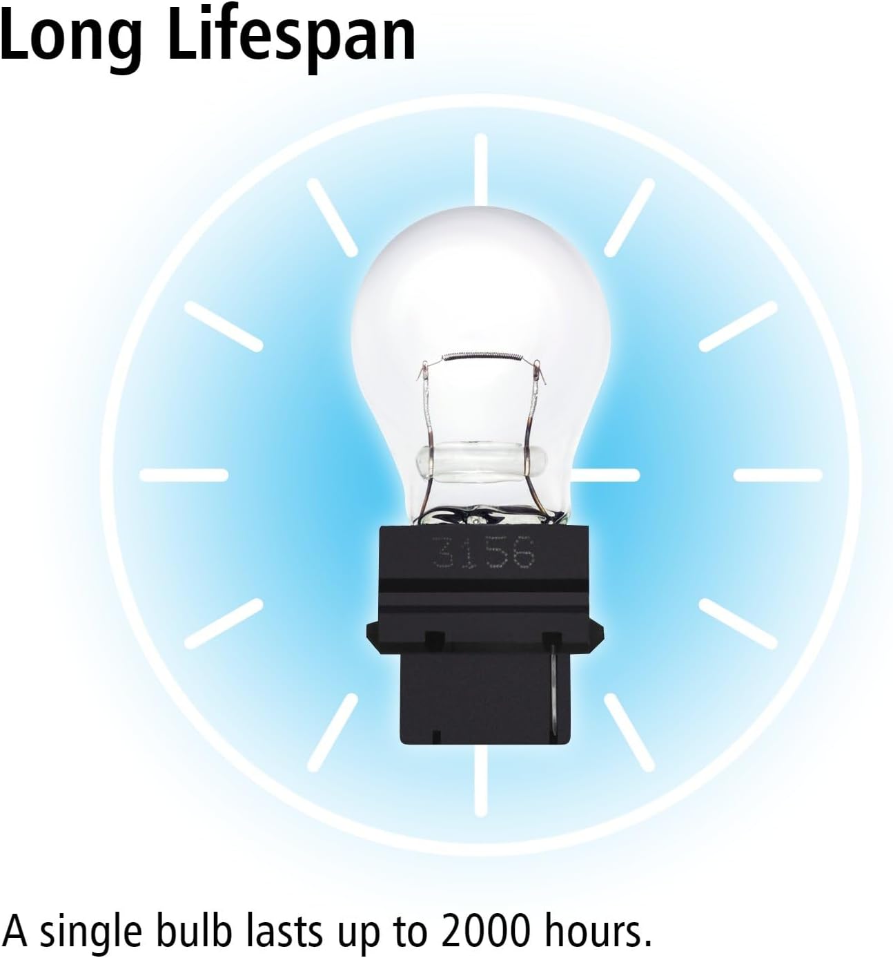 3156 Light Bulb 10 Pack,3156 Automotive Brake Light Turn 3156 Miniature Bulb Mini Bulb Taillight Turn Signal Light,Replacement for Cars,Trucks,SUVs