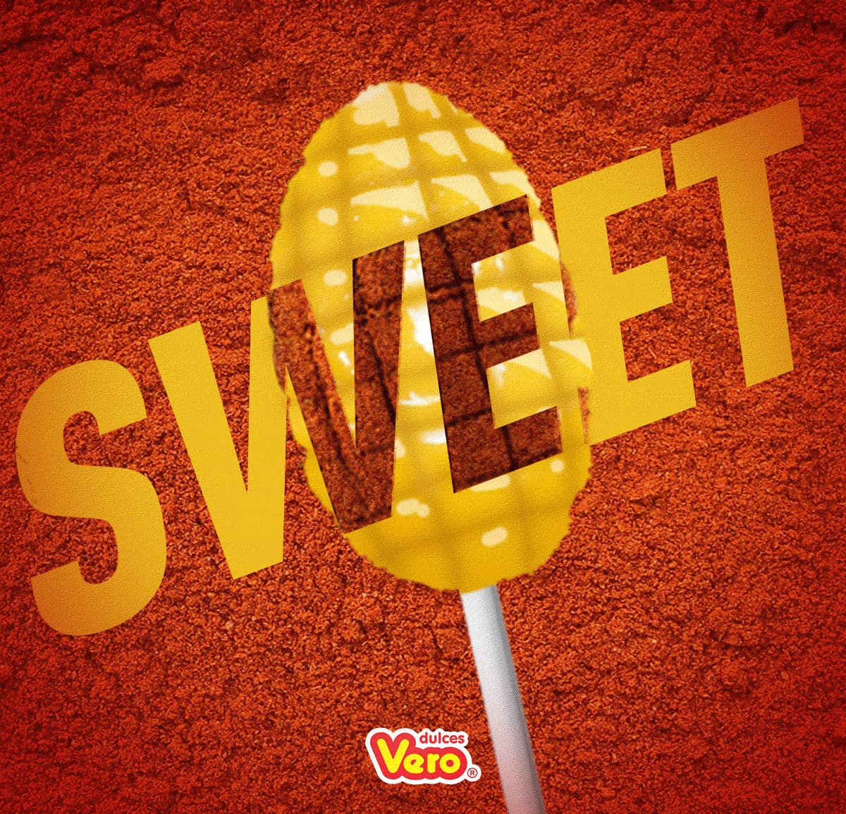 Vero Elotes Strawberry Flavored Lollipops Coated with Chili Powder 40 Count Bag (Net Wt. 22.4 Ounces) - Corn Shaped Mexican Candy - Individually Wrapped Lollipops for Piñatas, Halloween, and More.