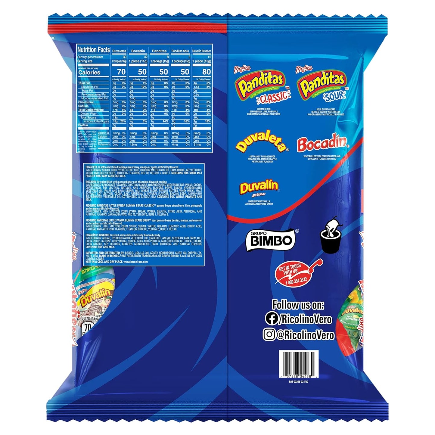RICOLINO Ricofiesta Candy Bag of 52.9 ounces
