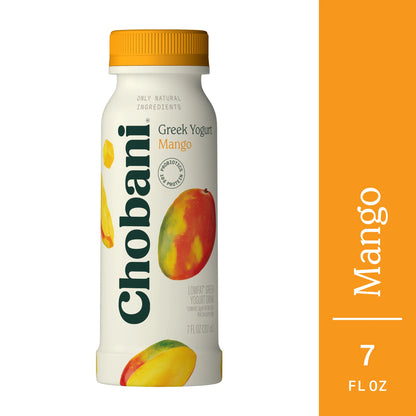 Chobani Low-Fat Greek Yogurt Drink Mango 7 fl oz Bottle