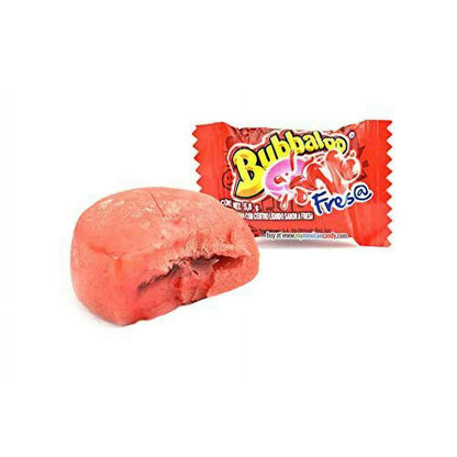 Bubbaloo's An All Time Mouthwatering-Favorite Chewing Bubblegum (Strawberry-Fresa) (47 pcs)