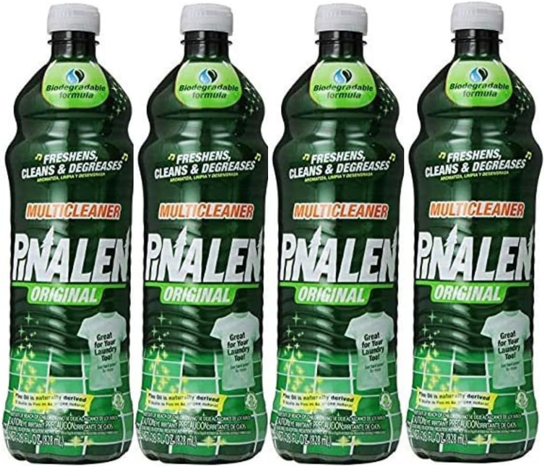 PINALEN Original Fresh Pine Multipurpose Cleaner, 100 oz (4 Packs of 25.3 oz)