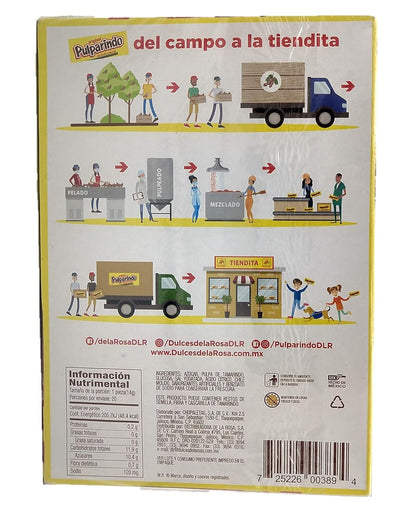 Pulparindo Chamoy Tamarind Pulp Candy 20 count