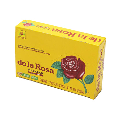 (2 pack) De La Rosa Mazapan Style Mexican Peanut Candy, 12 Count