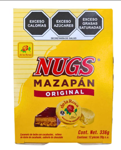 Nugs Mazapán 12 piezas, (2 Pack)(28g)