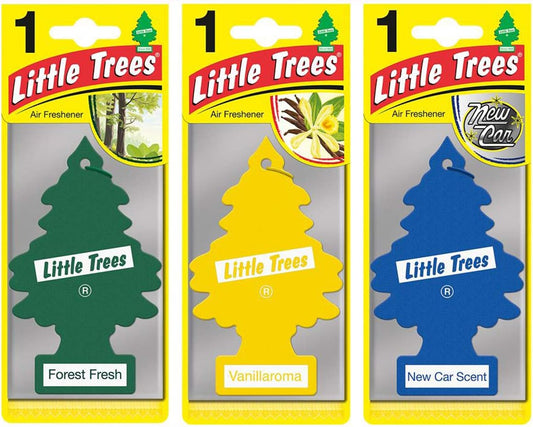 Little Trees CAR FRESHNER U3P-30100 Wide Classic Assortment Air Freshener (3 Pack)