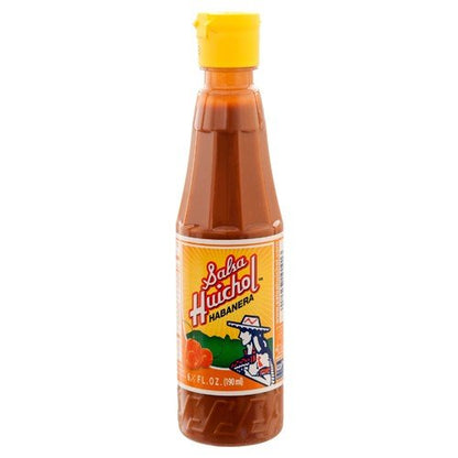 3 X Salsa Huichol Habanera 6oz Bottle Mexican Hot Sauce