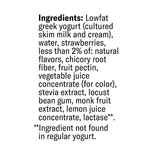 Chobani 30G Protein Low-Fat Greek Yogurt Drink Strawberries & Cream 14 fl oz Bottle