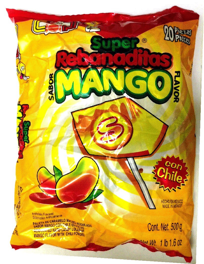 Super Rebanadita Mango - Rebanaditas with Chilli Powder