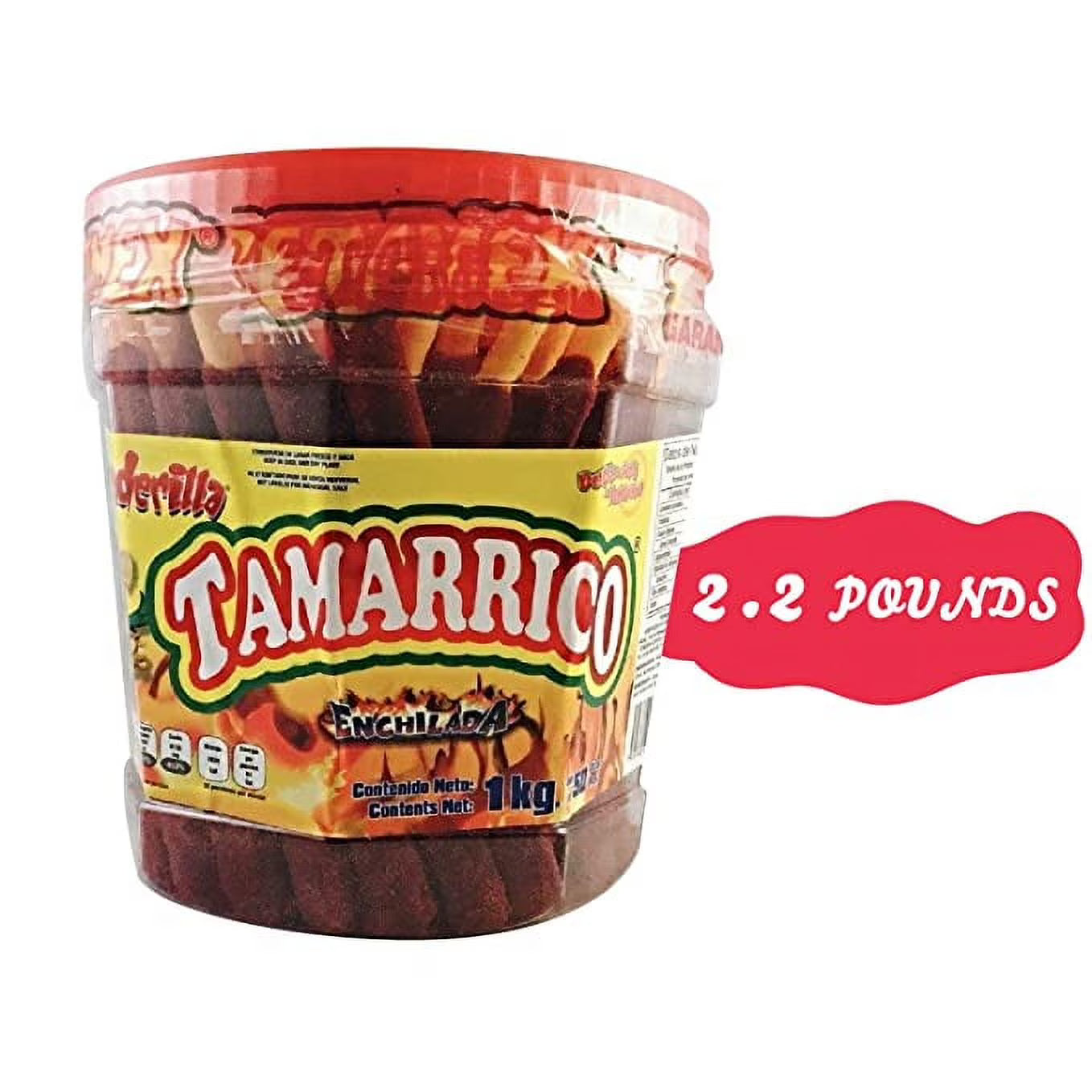 BETAMEX Tamarrico Candy Tamarind Flavor Sticks 50 Pcs 2.2pounds