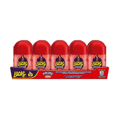 Lucas Polvos Chamoy Chili Powder, 0.71 oz, 10 Pack