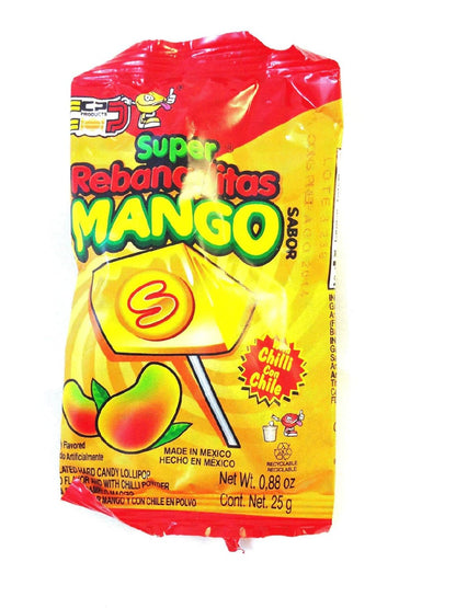 Super Rebanadita Mango - Rebanaditas with Chilli Powder