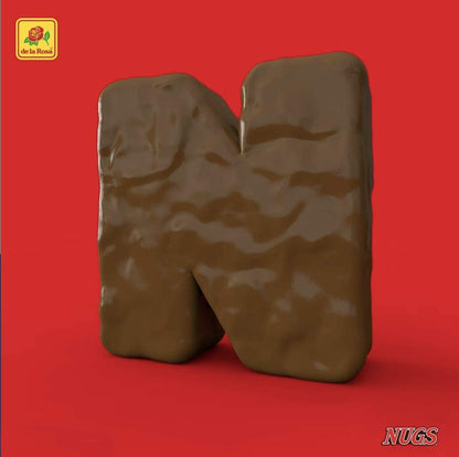 Nugs Recreo Chocolate Bar Candy with peanuts and milky caramel (Original Nugs)