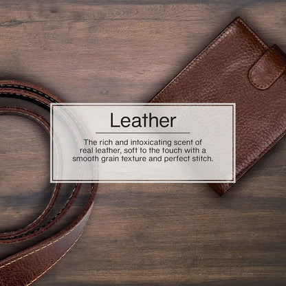 LITTLE TREES Car Air Freshener | Hanging Paper Tree for Home or Car | Leather