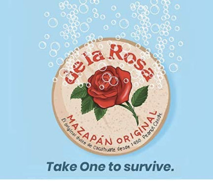 De la Rosa - Mazapan Peanut Candy Giant Size, from Mexico, pack of 20 pieces of 1.76 oz each