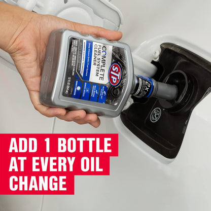 STP Direct Injection Fuel Injector Cleaner, Advanced Synthetic Technology Fuel Cleaner Dissolves Hardened Deposits that Accumulate on Injectors, 12 Oz, STP