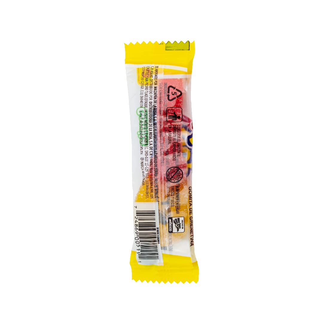De La Rosa Gomitas Gummy Pop 25 piezas 14 grs, Pequeño