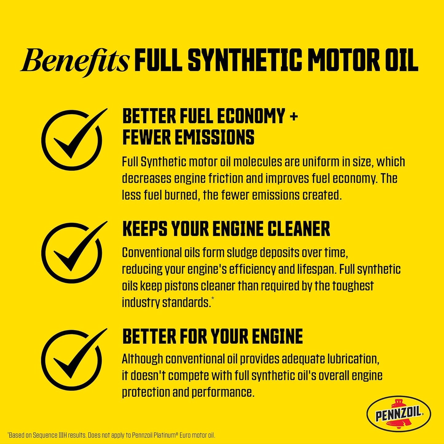 Pennzoil Platinum Full Synthetic 5W-20 Motor Oil (1-Quart, Case of 6)