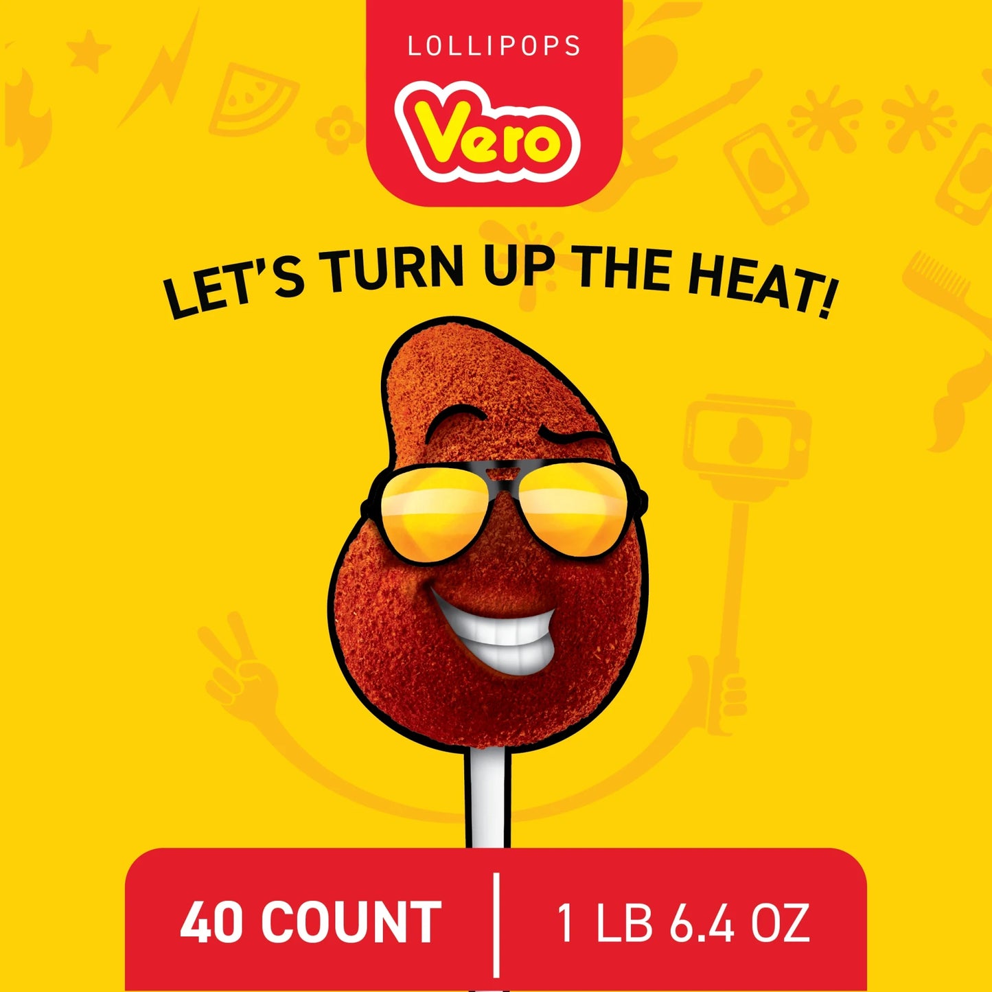 Vero Mango Lollipops, 40 Count