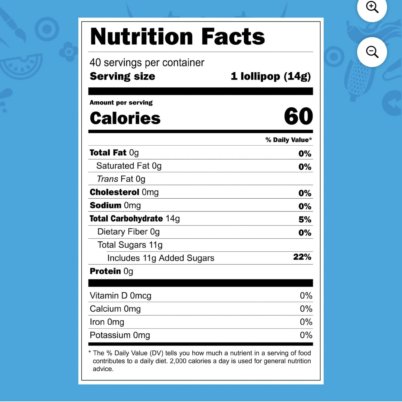 Vero Pinta Azul Strawberry Raspberry Candy Lollipops 40 Count Bag