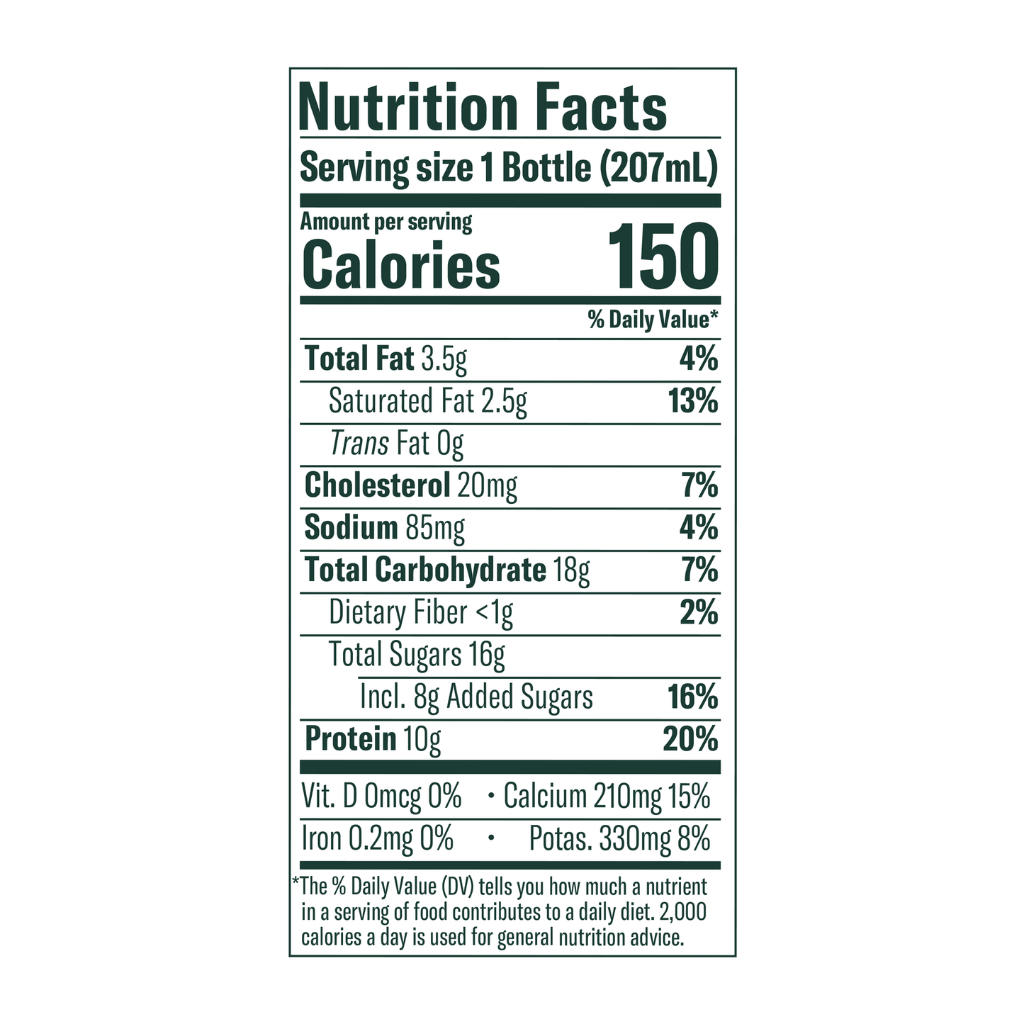 Chobani Low-Fat Greek Yogurt Drink Strawberry 7 fl oz Bottle