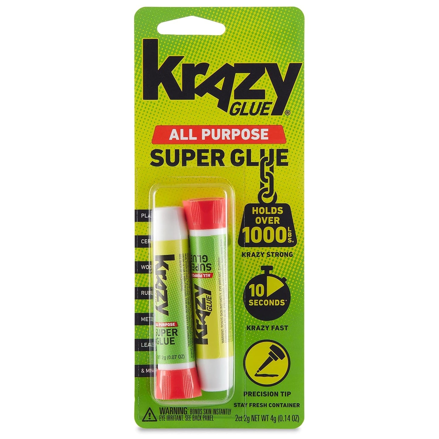 Krazy Glue Precision Tip Glue, Clear 12 Count