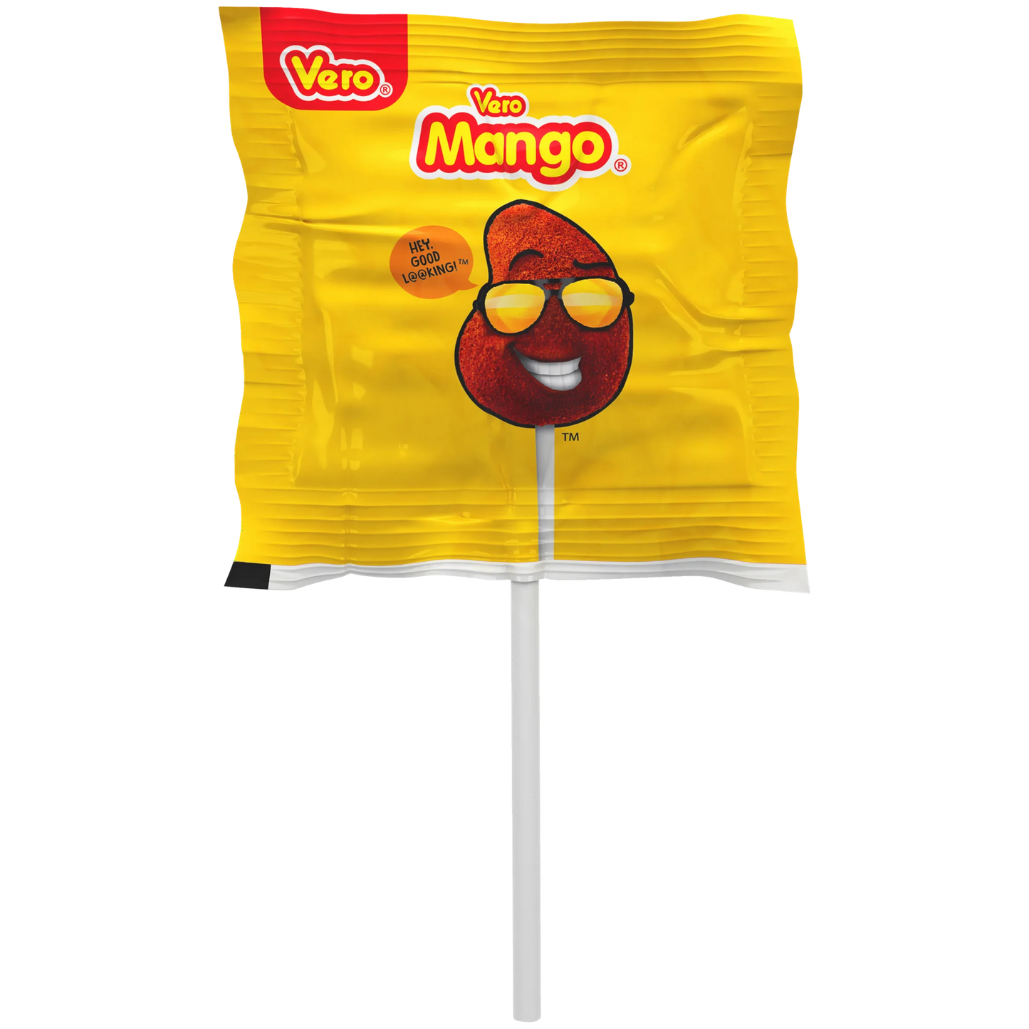 Vero Mango Candy Lollipops with Chili Pepper Powder, 40 Count Bag