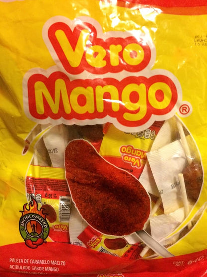 Vero Mango / Vero mango spicy mango mexican lollipop / mexican candies / all mexican sweets