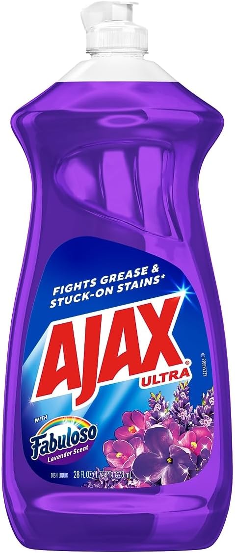 Ajax, Dish Soap Ultra Fabuloso Lavendar, 28 Fl O