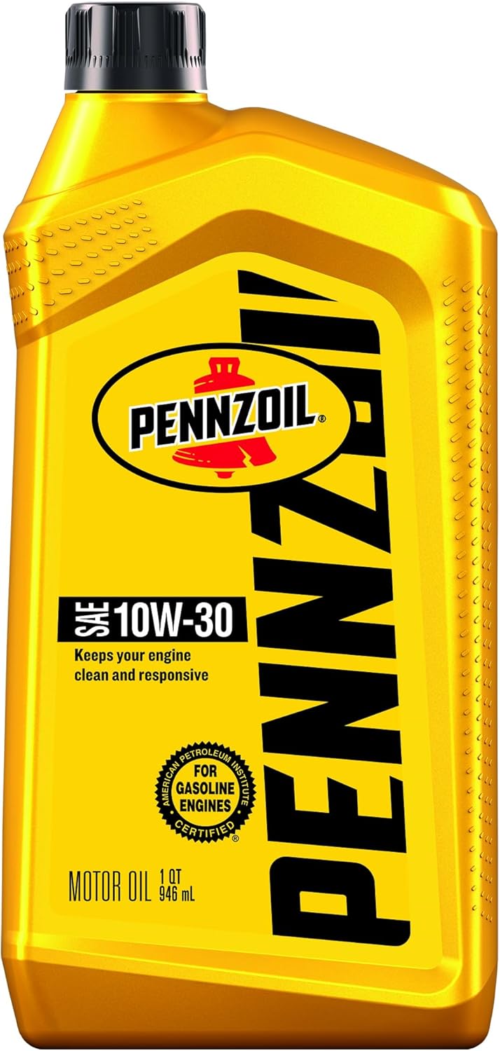 Pennzoil Motor Oil 10W-30 Motor Oil, 1 Quart