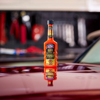 STP Octane Booster, Bottled Fuel System Cleaner Restores Lost Power and Acceleration, 5.25 Oz, STP
