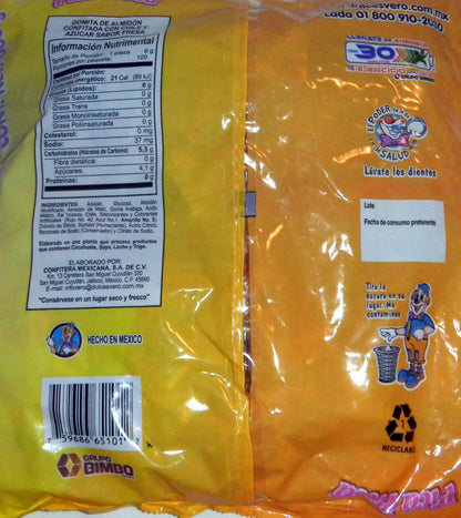 Vero Pica Fresa Gomitas Enchiladas Hot Straberry Flavored Gummies 100 Pcs Sealed