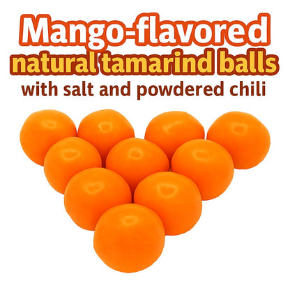 Tamarindo Dots Mexican Candy Variety Pack, 21 Packs of Spicy, Sweet, and Salty Tamarind Fruit Flavors (Tamarindo, Mango, Watermelon)