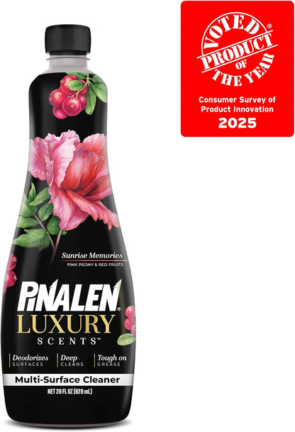 PINALEN Luxury Scent Liquid Multipurpose Cleaner - Sunrise Memories - 28 fl oz - All Purpose Cleaner for Kitchen, Bathroom & Surfaces