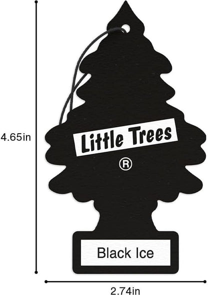 Little-Trees Black Ice Little Tree Air Freshener- 24 Pack