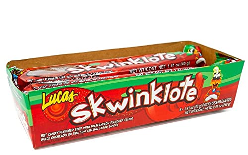 Skwinklote Sandia Enchilada Flavor, 1.41-oz, 6 Count (Pack of 1) - SUGAR CANDY - ETHNIC
