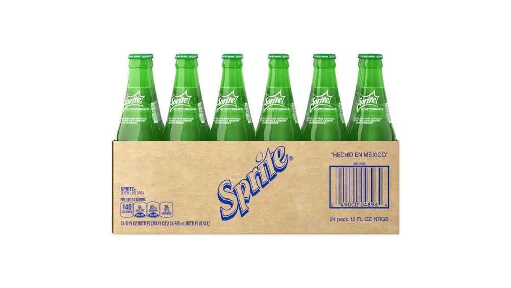 Glass Mexican Sprite (Fancy Sprite) (12 Pack) Brand: Generic
