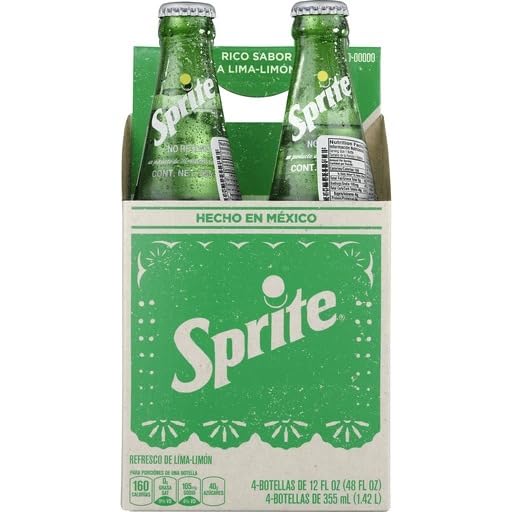 Glass Mexican Sprite (Fancy Sprite) (12 Pack) Brand: Generic