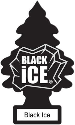 LittIe Trees Car Freshener, Black Ice Scent, 10-Pack