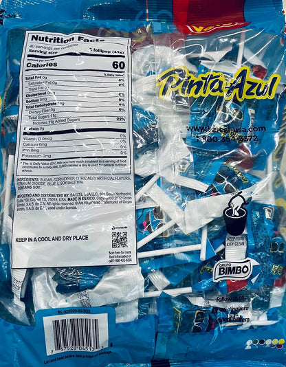 Vero Pinta Azul|Rock That Blue Tongue! 40 Pieces 1LB 3.6OZ