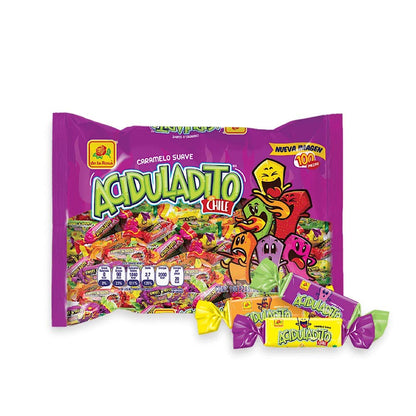 Mexican Candy Bundle: Sweet and Sour Chewy Candy with Chili 100 pcs + Sweet and Sour Chewy Pop With Chili 50 pcs