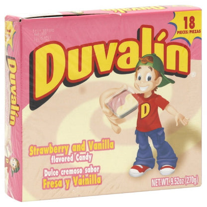 Duvalin Candy Variety Bundle, 9.52 oz box (Pack of 3) includes 1-Box Strawberry & Hazelnut + 1-Box Hazelnut & Vanilla + 1-Box Strawberry & Vanilla (54 TOTAL CANDIES)