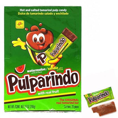 3 Packs Pulparindo Mexican Candy Watermelon Tamarindo Mango Flavors Hot & Salted
